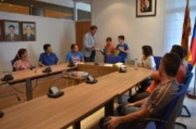 Recepció als benjamins del CER tennis taula