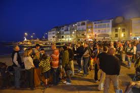 Venda de castanyes a La Platja