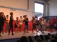 Cantada de primavera dels alumnes de l'escola Empúries