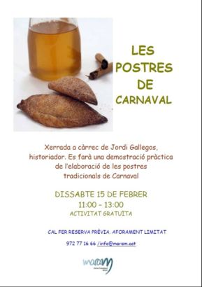 Postres de Carnaval