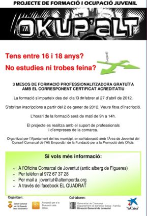 Pla Okup'alt per joves 