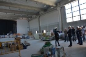 La Sala Polivalent s'acabarà en un mes.
