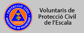 Ajuntament i voluntaris de Protecció Civil es coordinen.