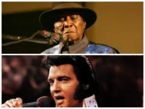 Blues de fons-David Honeyboy Edwards. Elvis Presley