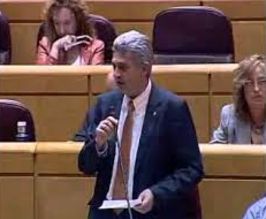 Rafel Bruguera presenta una moció pel tren de Camallera