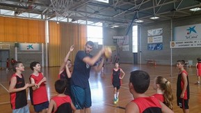 Marc Gasol al Campus de bàsquet de l'Escala