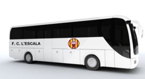 Autocar per anar amb el primer equip de futbol
