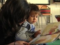 Padrins de lectura amb gent gran de la residència Els Pins