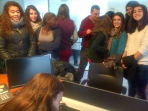 Els alumnes de l'institut visiten l'Ajuntament