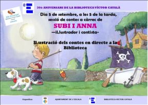 La Biblioteca de l'Escala celebra 30 anys amb una doble proposta