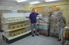 Donació de l'euro solidari al Banc dels Aliments